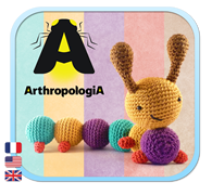 Chenille Caterpillar - Endangered Animals Species / Espèce Animaux en danger - Amigurumi Crochet FROGandTOAD LINK